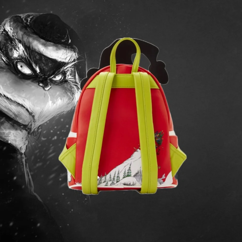 Loungefly Dr Seuss‎ Grinch Lenticular Heart Mini Backpack - IN HAND